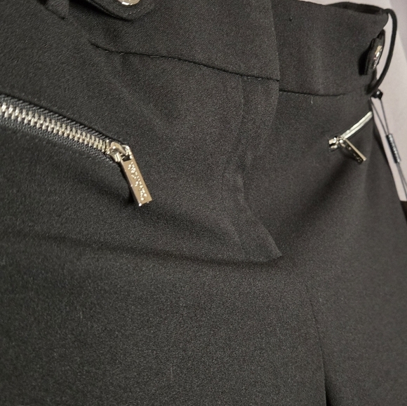 NWT Calvin Klein Black Slim Fit Ankle Pants - Size 2 - Picture 2 of 7